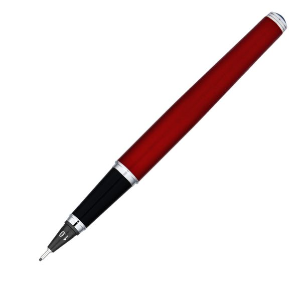 Stylo-feutre en laque rouge brillant