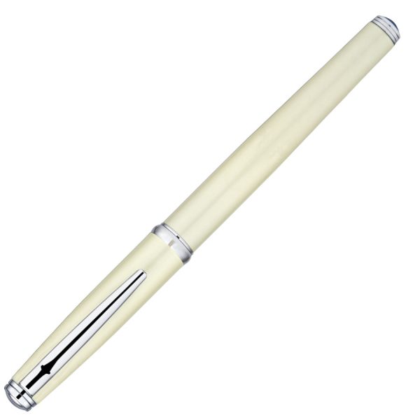 Stylo-feutre en laque blanc brillant – Image 2